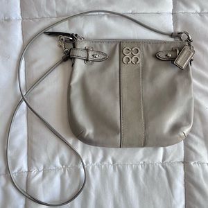 Coach Gray Cross Body Purse